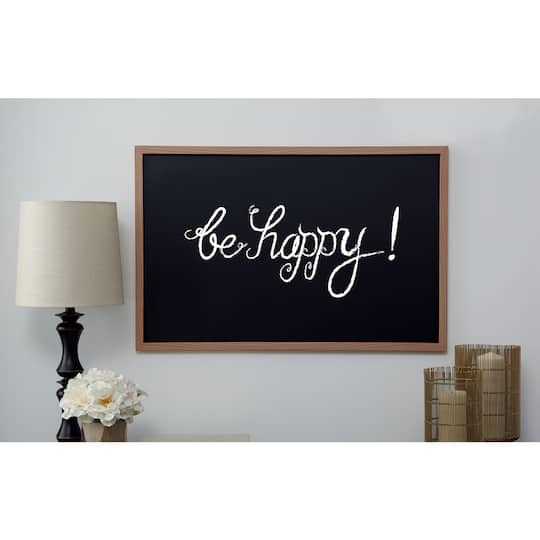 8 Pack: 23" x 35" Brown Framed Chalkboard by B2C®